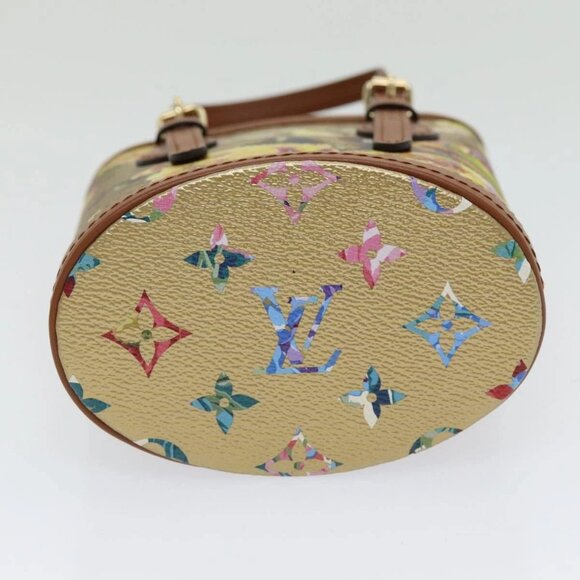 LOUIS VUITTON LV Garden Nano Bucket Shoulder Bag Beige M81724 LV Auth 84696S - Picture 7 of 16